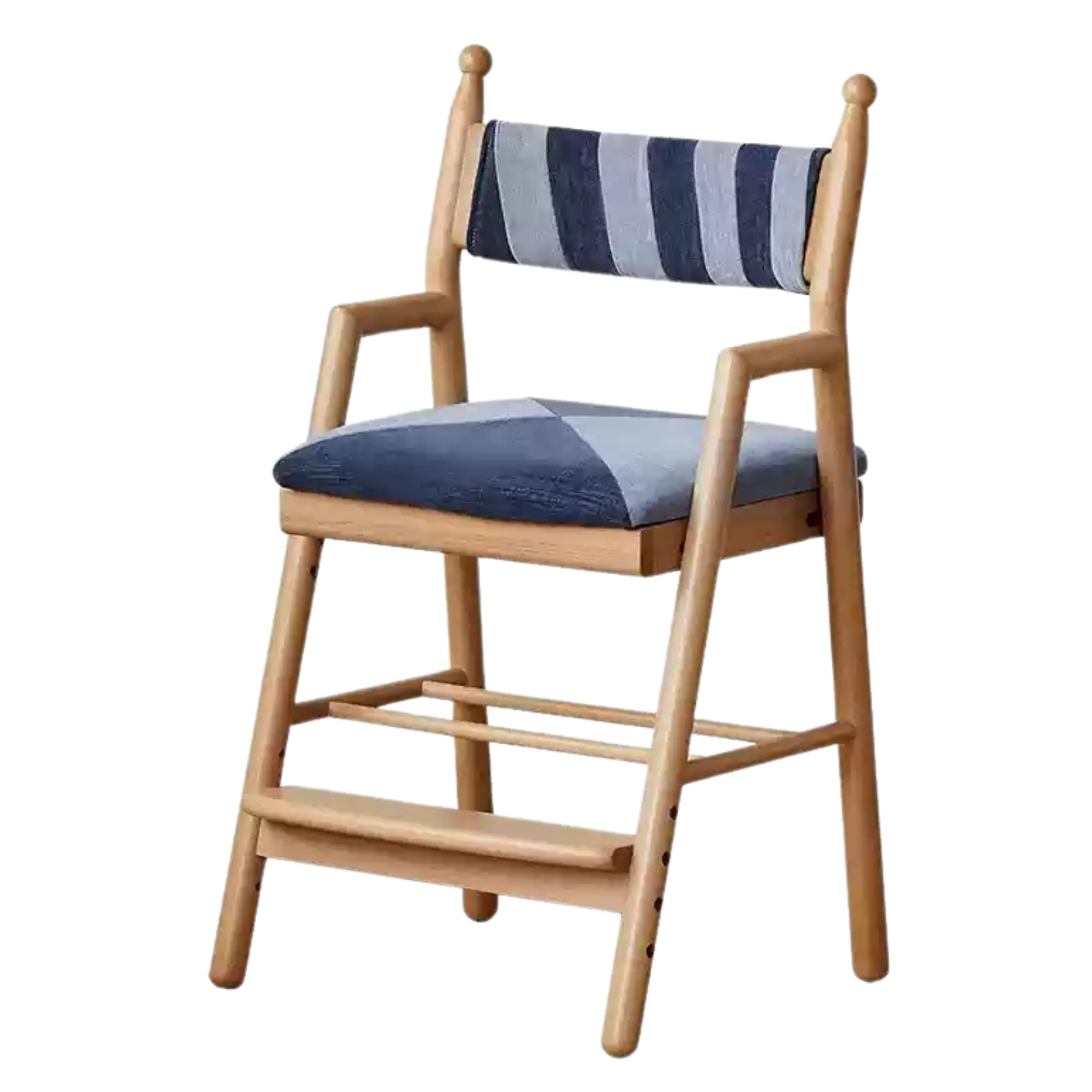 Beech Solid Wood Children's Adjustable Learning Chair.