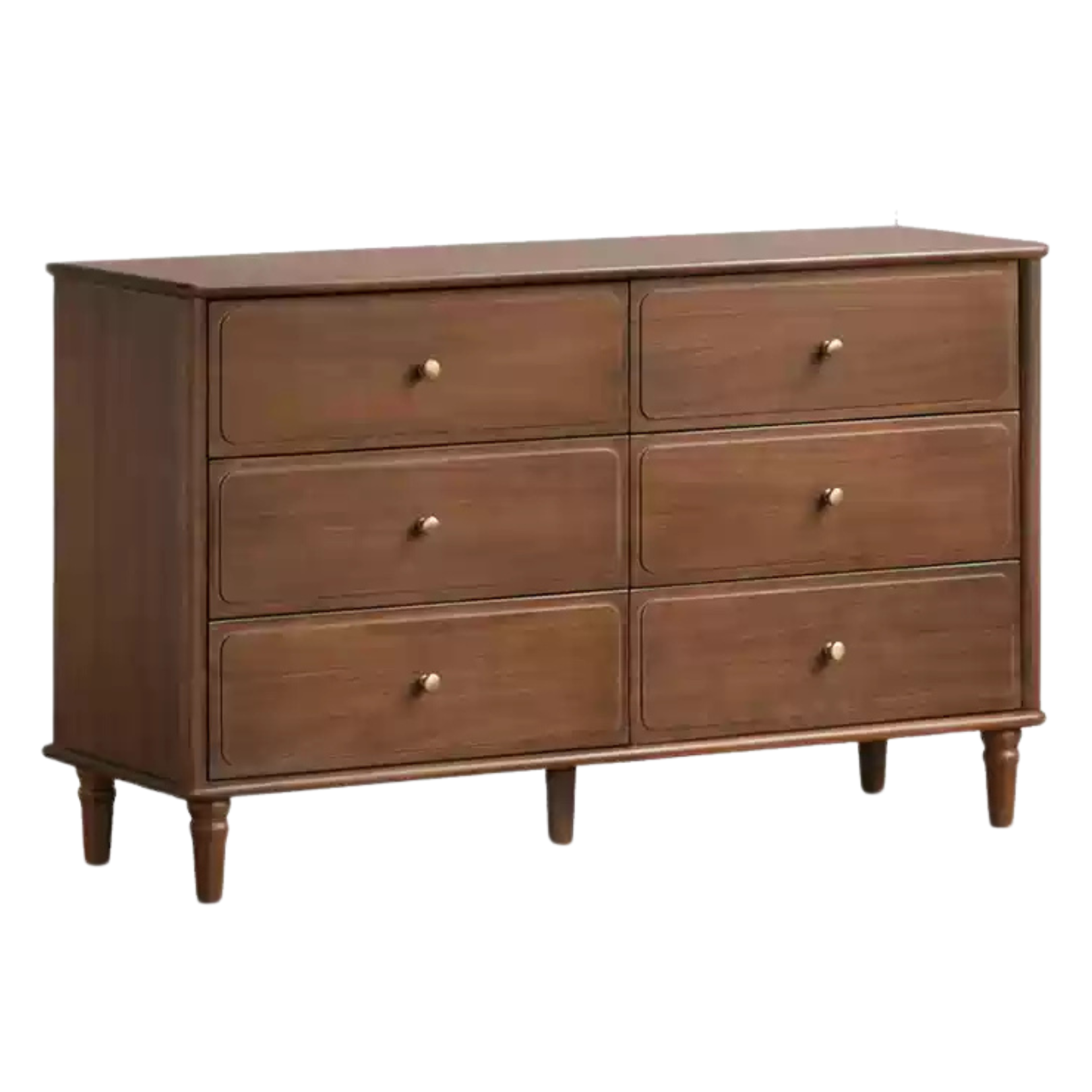 Black Walnut Solid Wood Retro Cabinet.