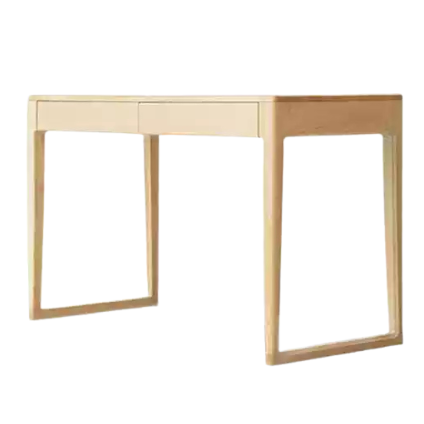 Ash Solid Wood Modern Computer Desk