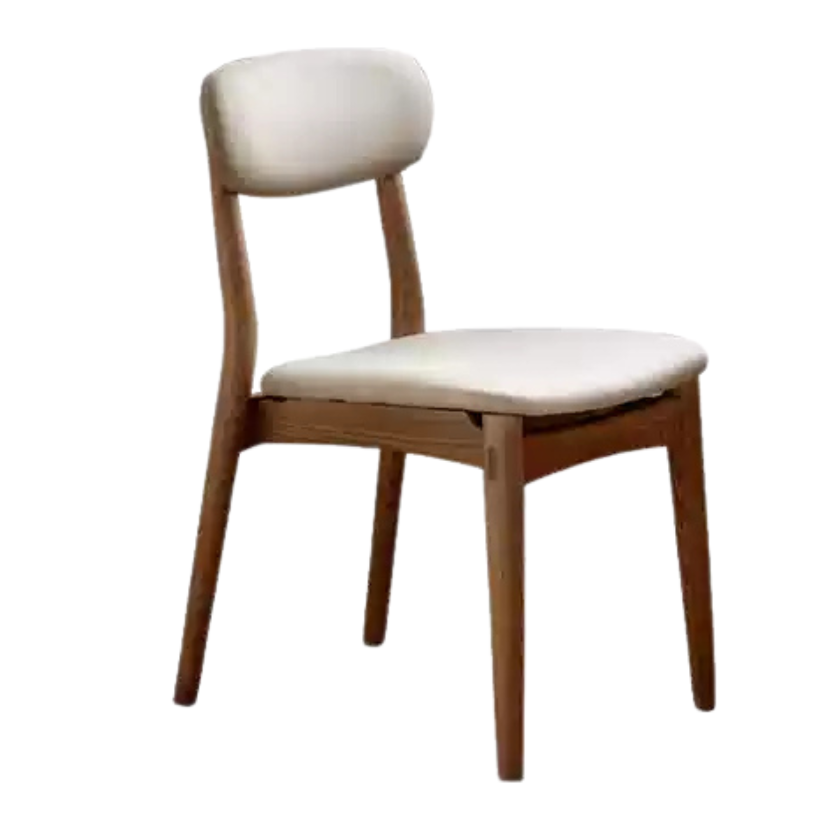 Set 4pcs Black Walnut Solid Wood Home Soft Back Dining Chair