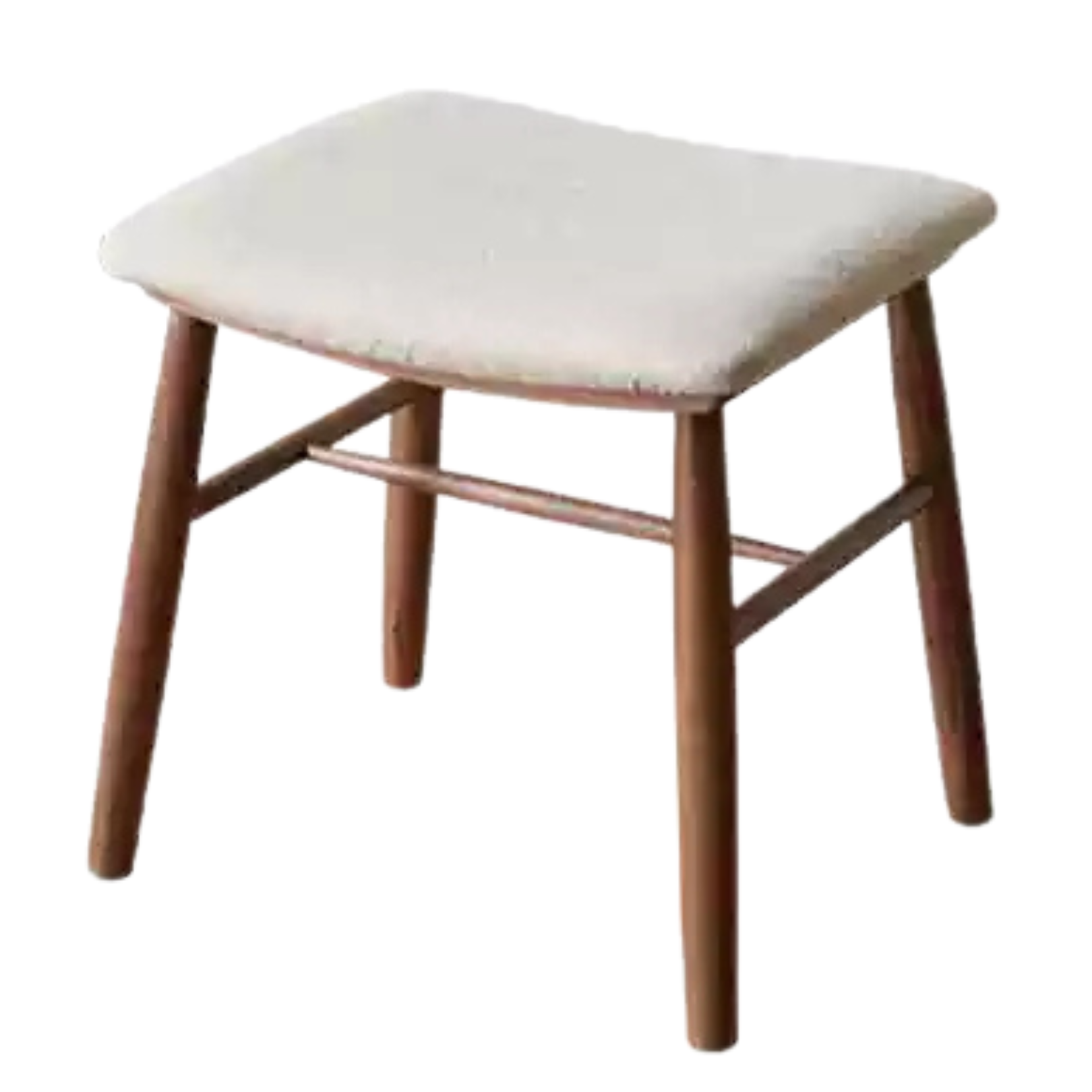 Black Walnut, Ash, Oak Makeup Stool Dressing Stool