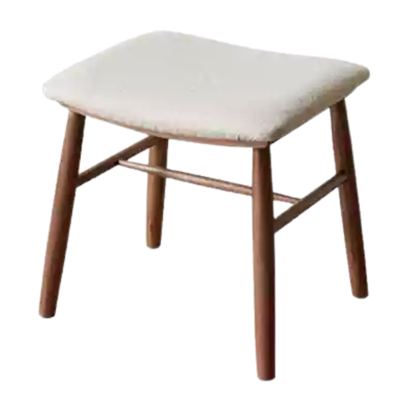 Black Walnut, Ash, Oak Makeup Stool Dressing Stool