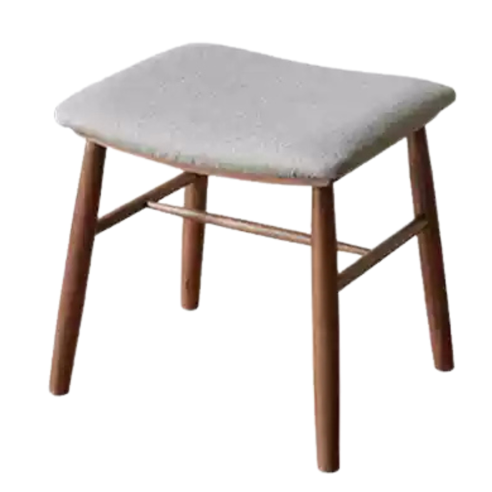 Black Walnut, Ash, Oak Makeup Stool Dressing Stool