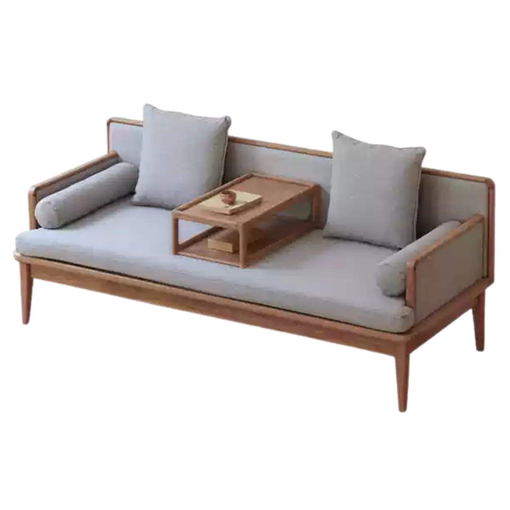 Black Walnut, Ash Solid Wood Sitting Sofa new Chinese Style.