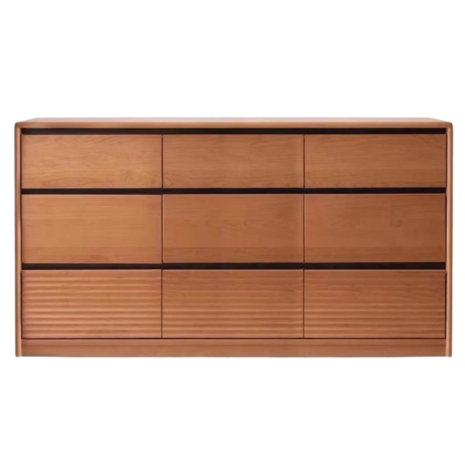 Cherry Solid Wood Retro Dressing Table.