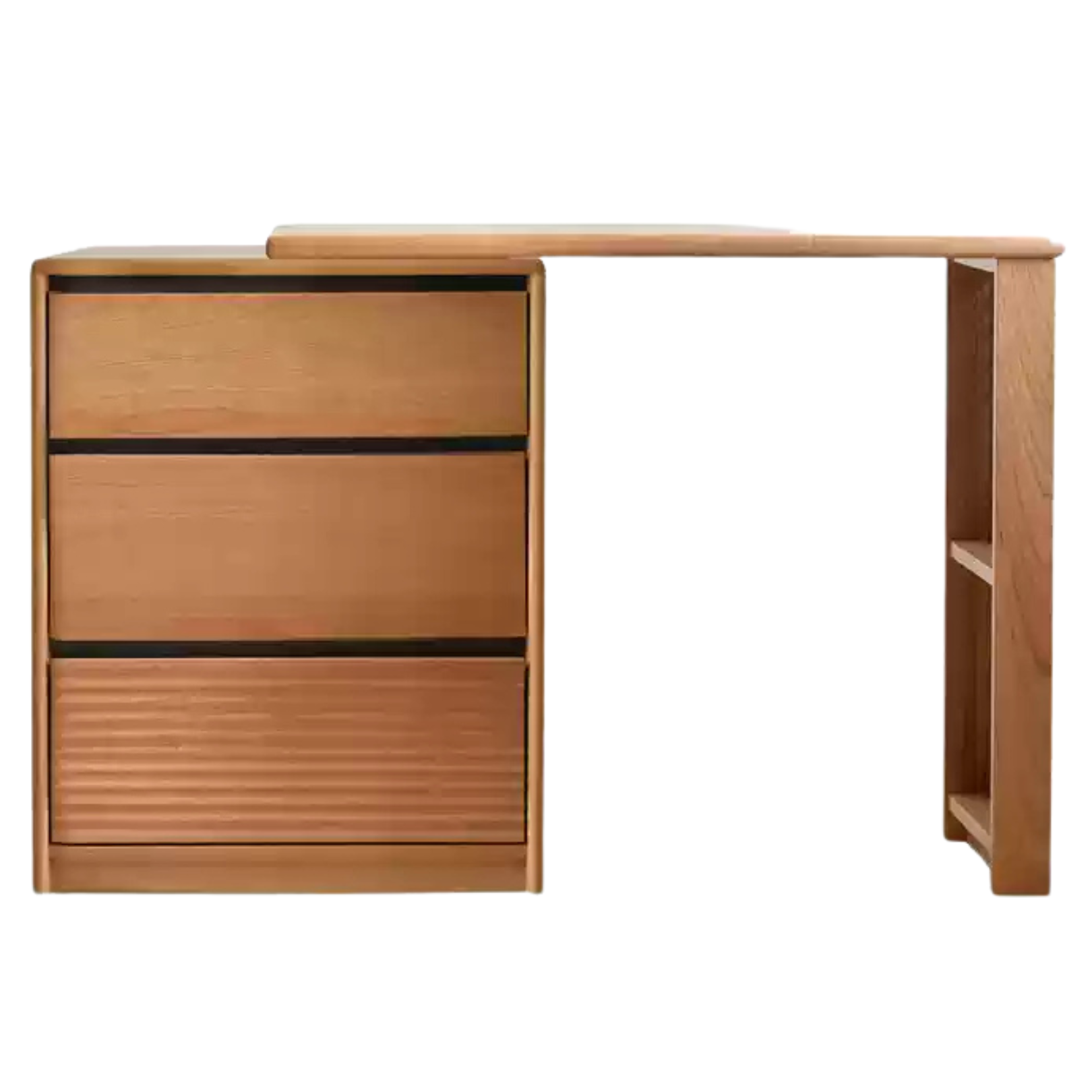 Cherry Solid Wood Retro Dressing Table.