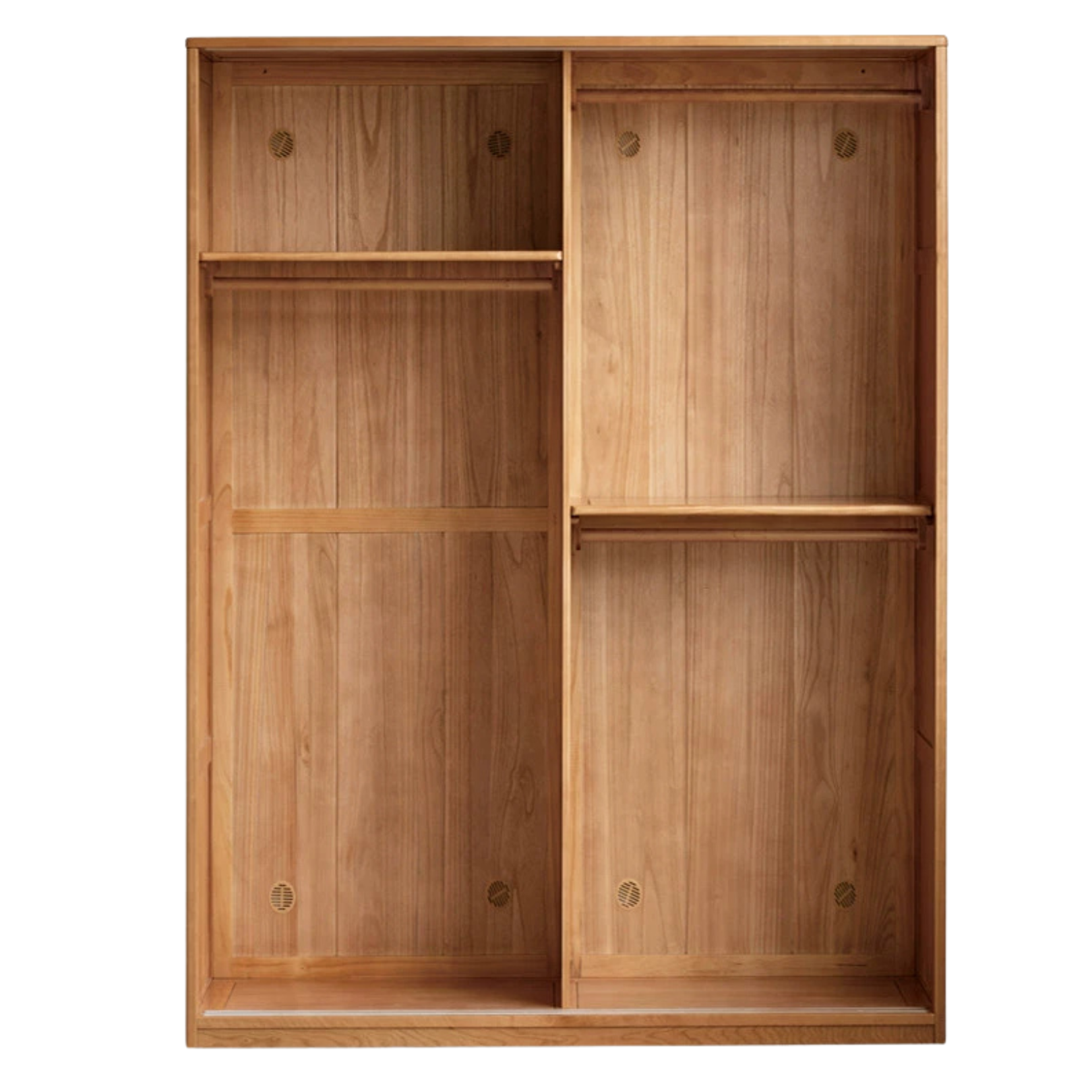Cherry Wood Sliding Door Wardrobe.