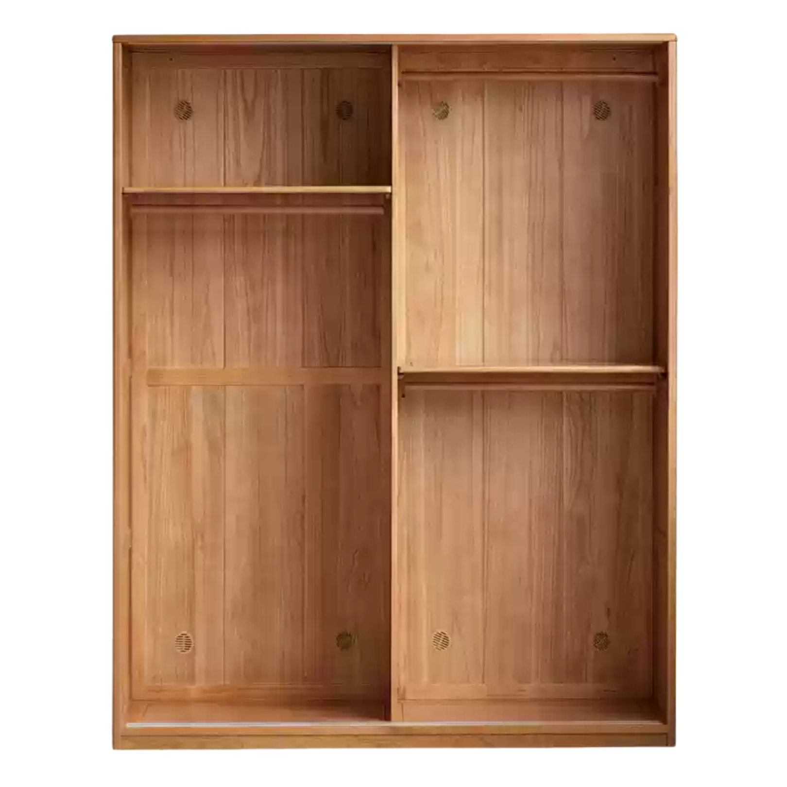 Cherry Wood Sliding Door Wardrobe.