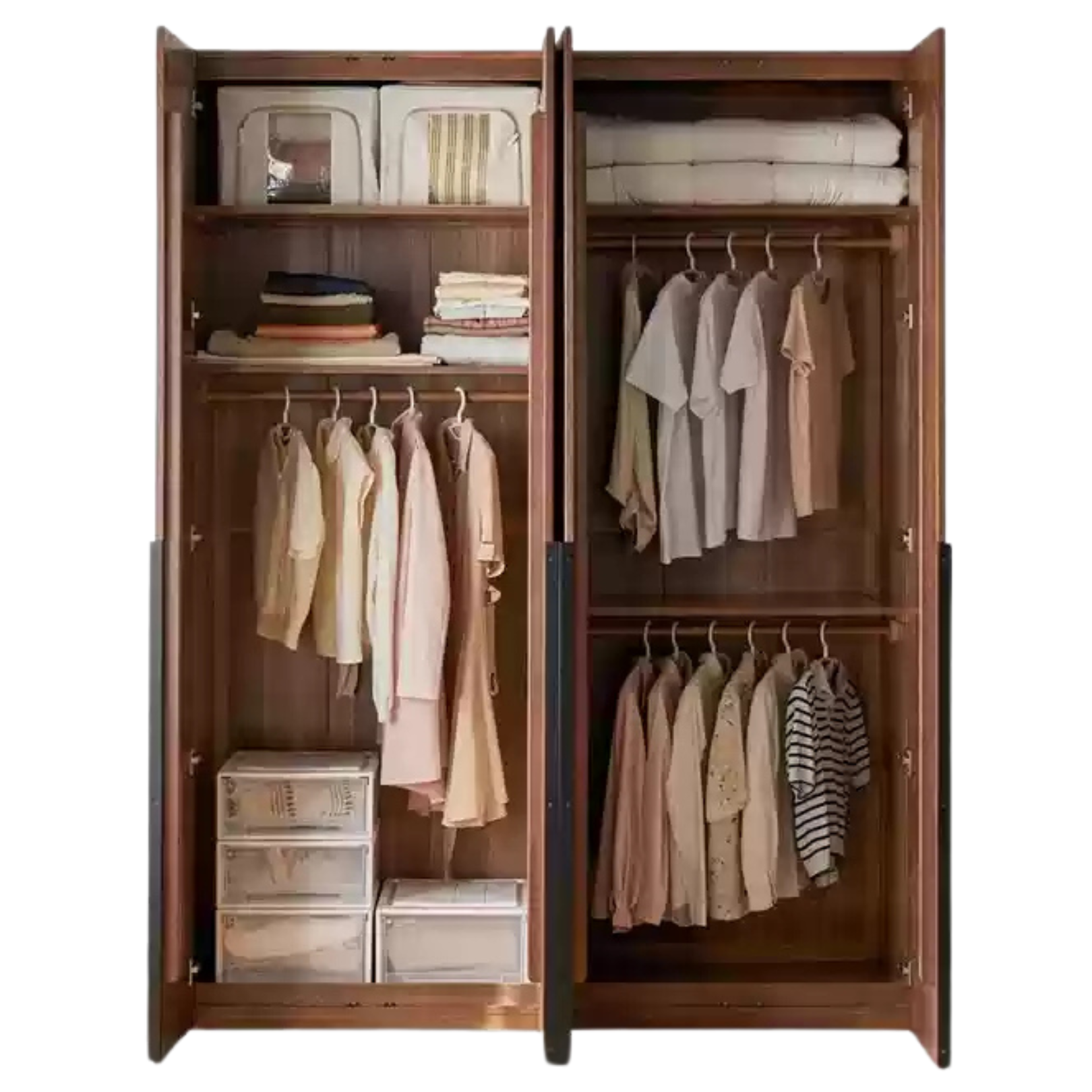 Oak Solid Wood Wardrobe.