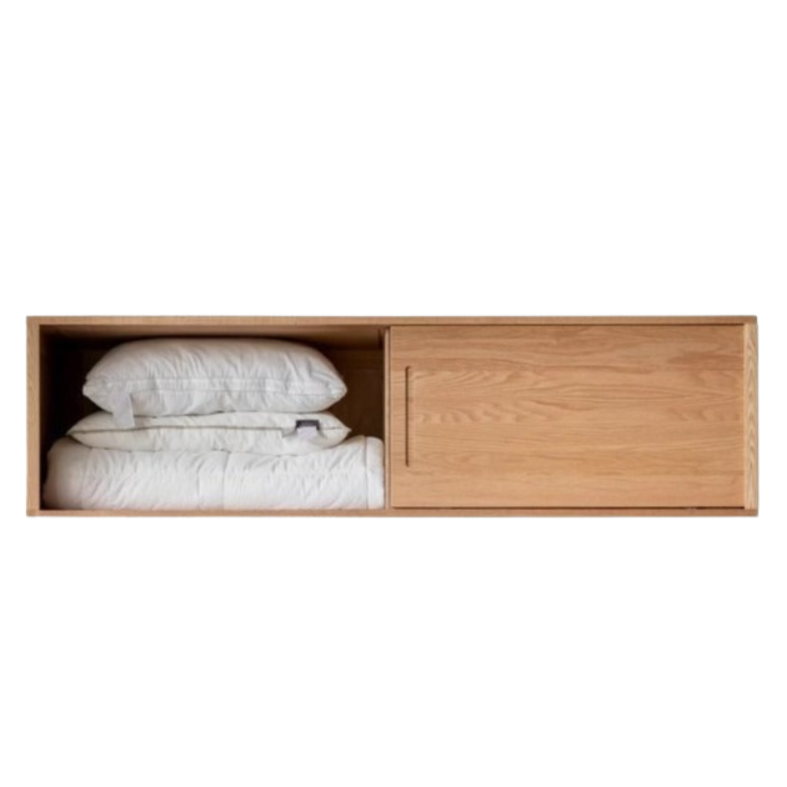 Oak, Pine Solid Wood Sliding Door Wardrobe.