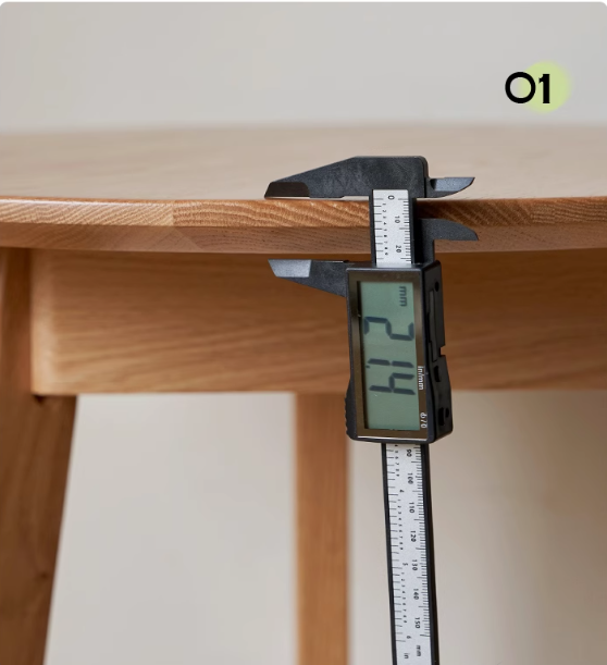 Oak Solid Wood Side Table