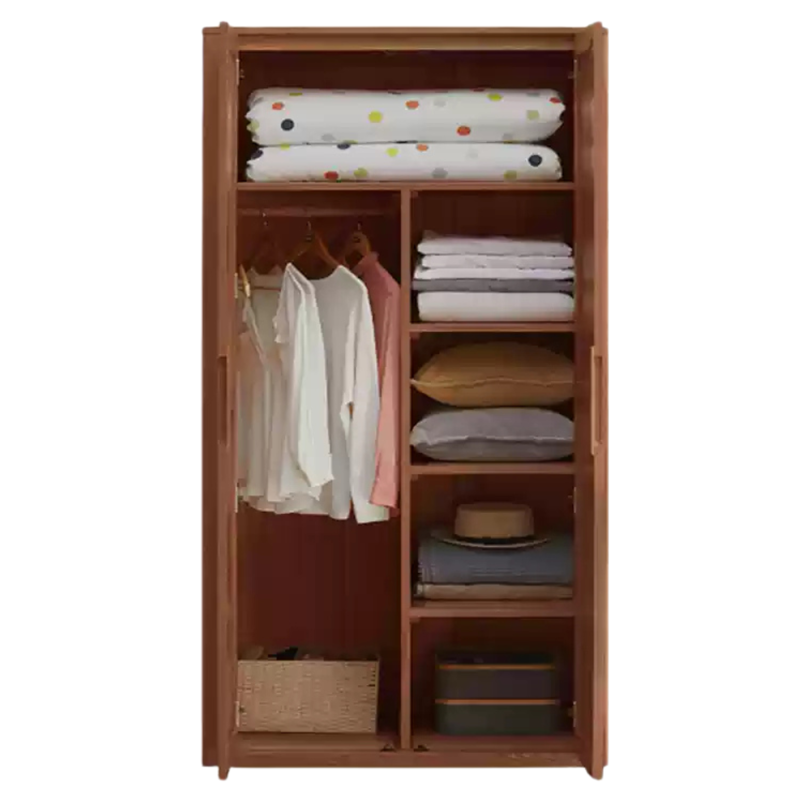 Black Walnut Solid Wood Wardrobe.