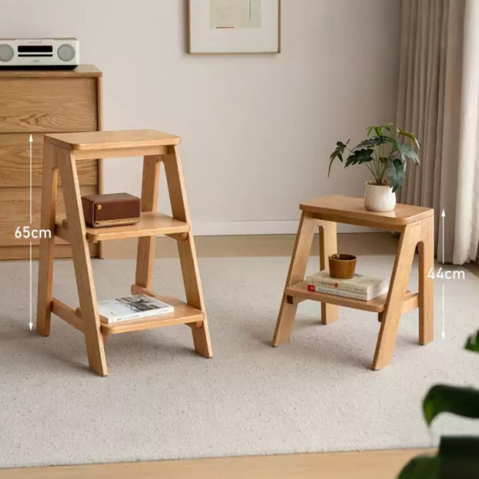 Oak Solid Wood Step Stool