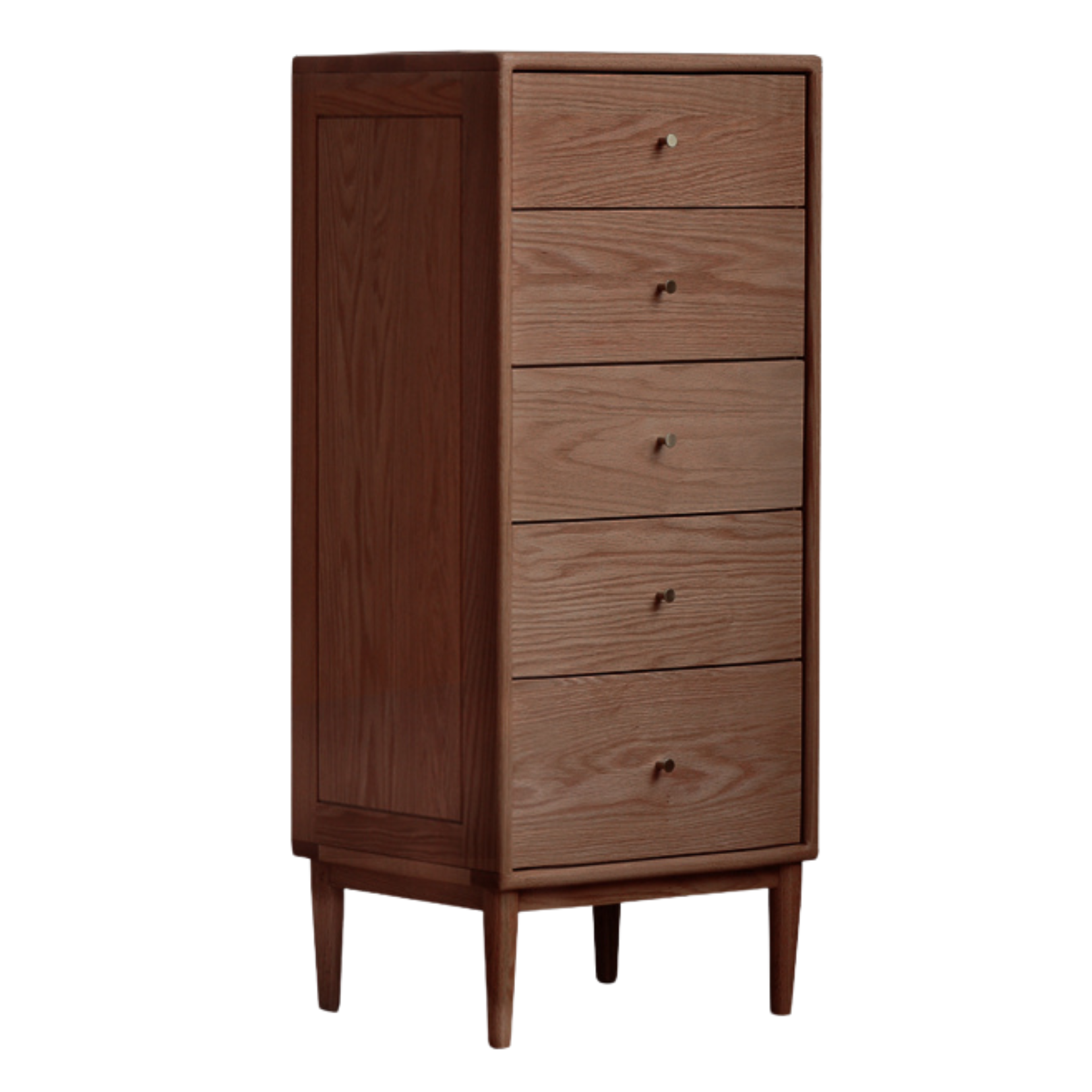 Black Walnut, Oak Solid Wood Drawer, Modern Porch Cabinet