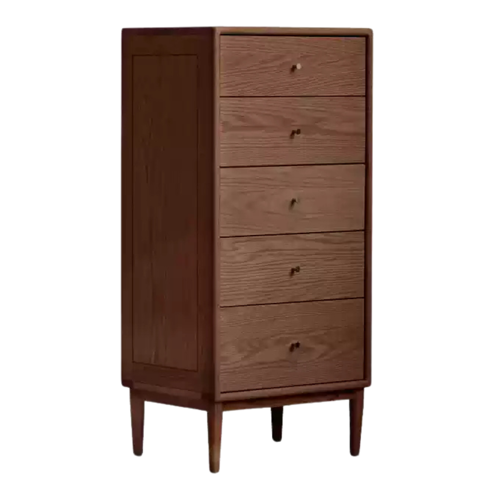 Black Walnut, Oak Solid Wood Drawer, Modern Porch Cabinet