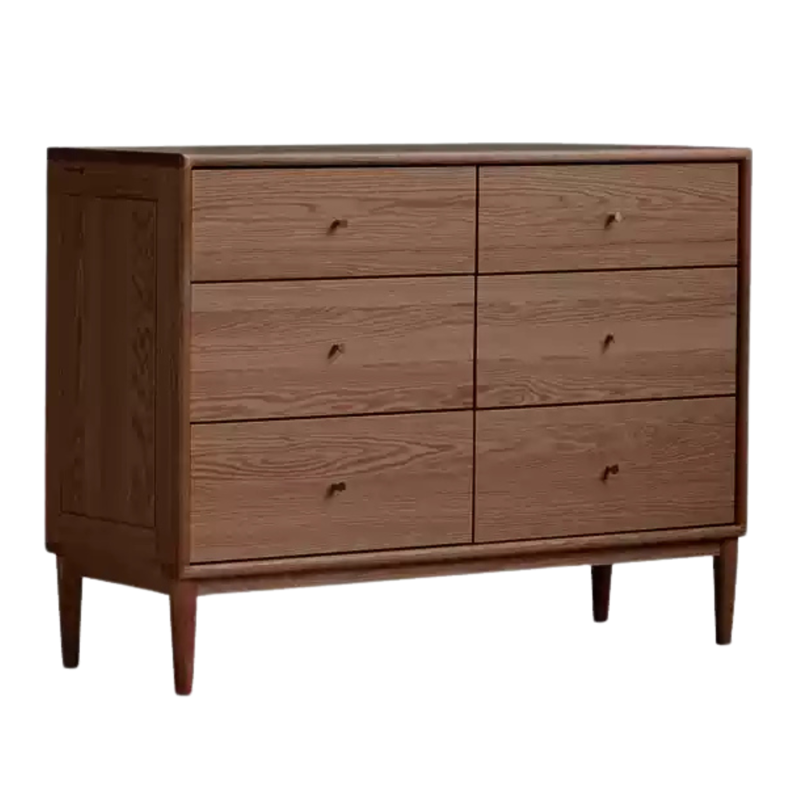 Black Walnut, Oak Solid Wood Drawer, Modern Porch Cabinet