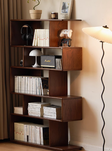 Oak Solid Wood Japanese Style Bookcase