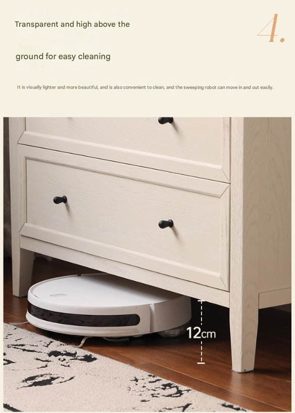 Oak Solid Wood American Style Chest of Drawers