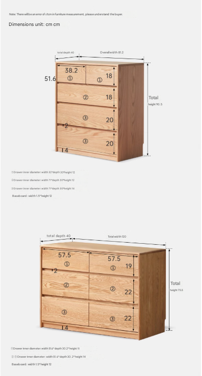 Oak, Black Walnut, Beech Solid Wood, Solid Rubberwood Storage Drawer