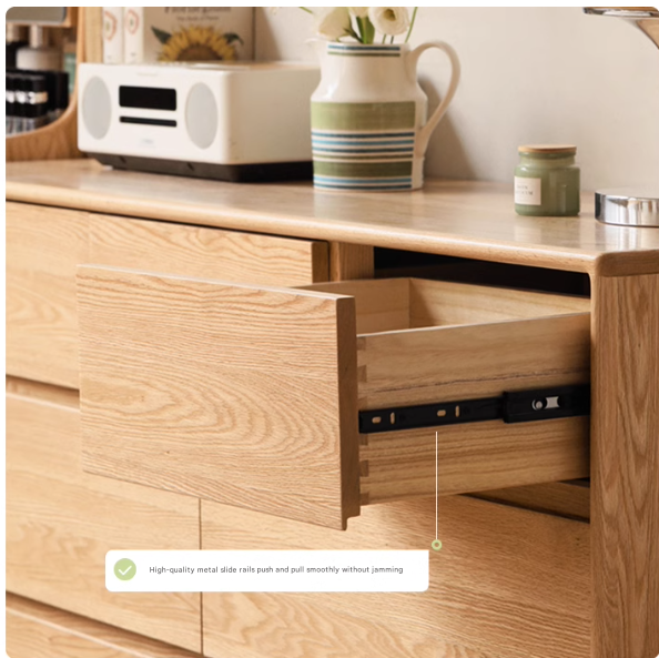 Oak, Black Walnut, Beech Solid Wood, Solid Rubberwood Storage Drawer