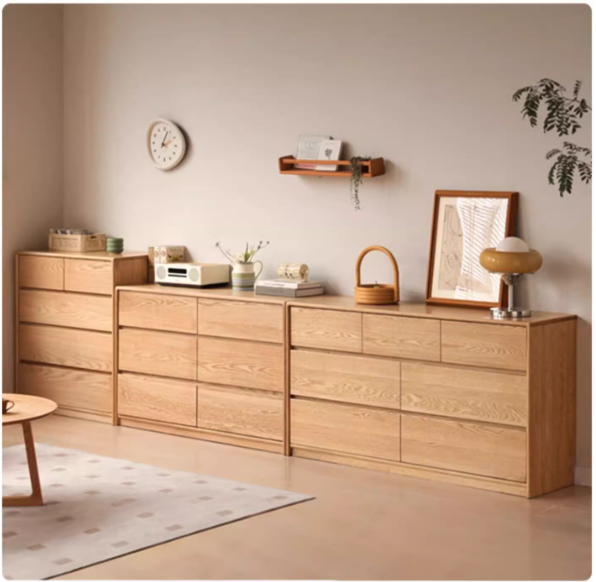 Oak, Black Walnut, Beech Solid Wood, Solid Rubberwood Storage Drawer