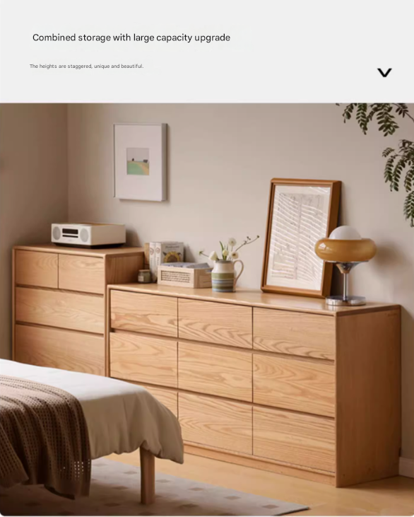 Oak, Black Walnut, Beech Solid Wood, Solid Rubberwood Storage Drawer