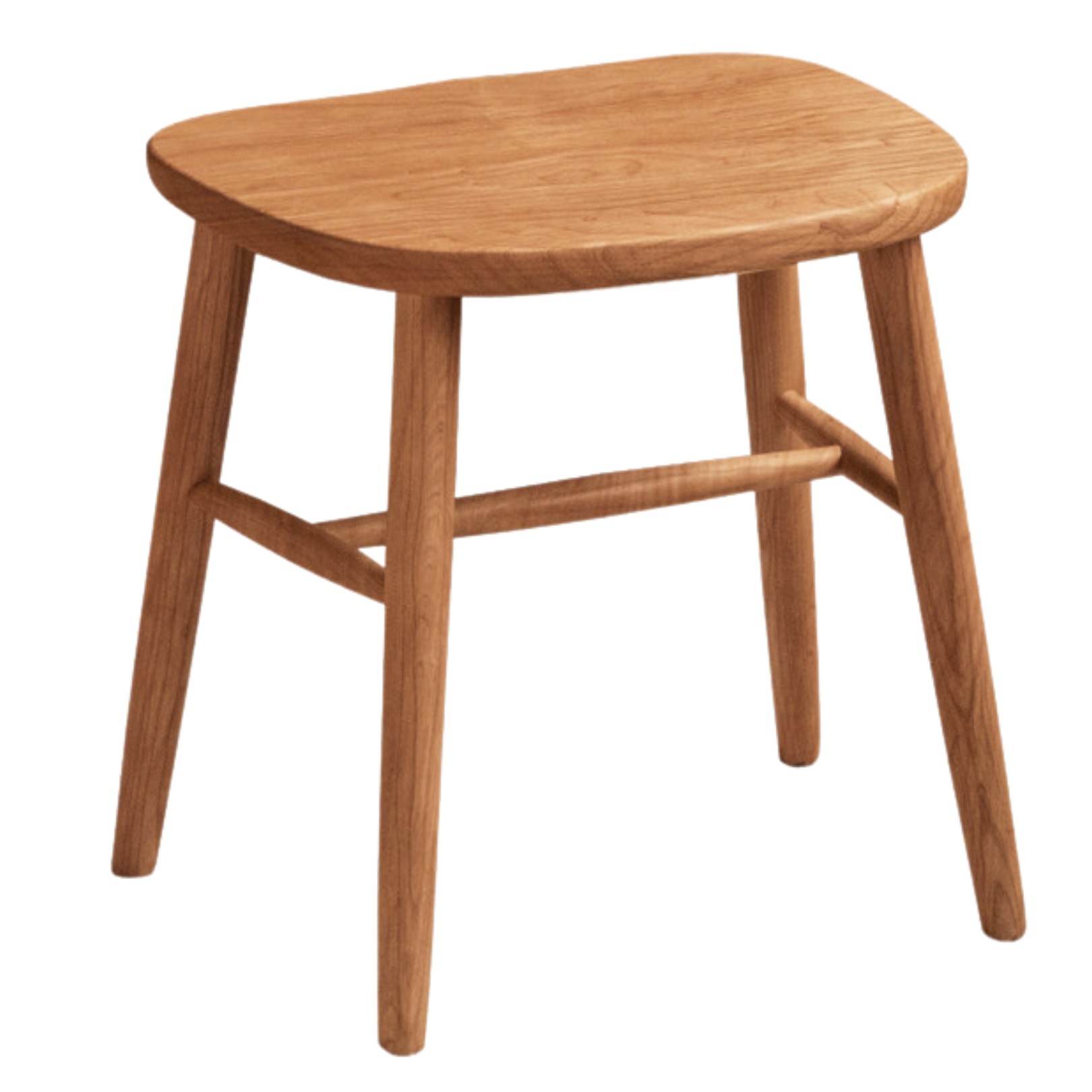 Ash, Oak, Cherry, Black Walnut, Beech Solid Wood Makeup Stool