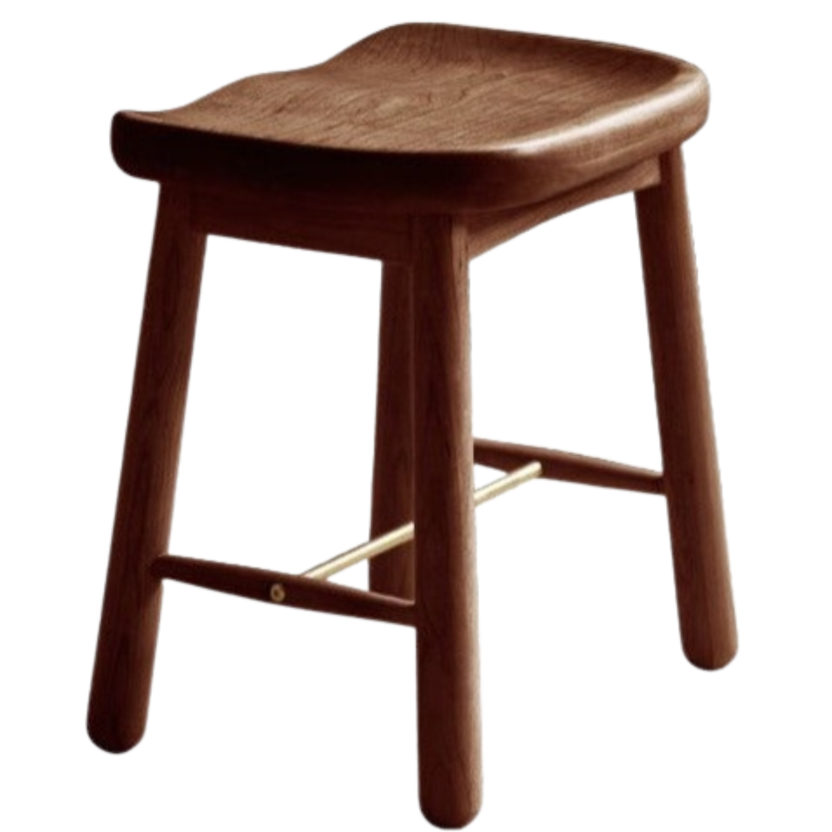 Cherry, Oak Solid Wood Makeup Stool