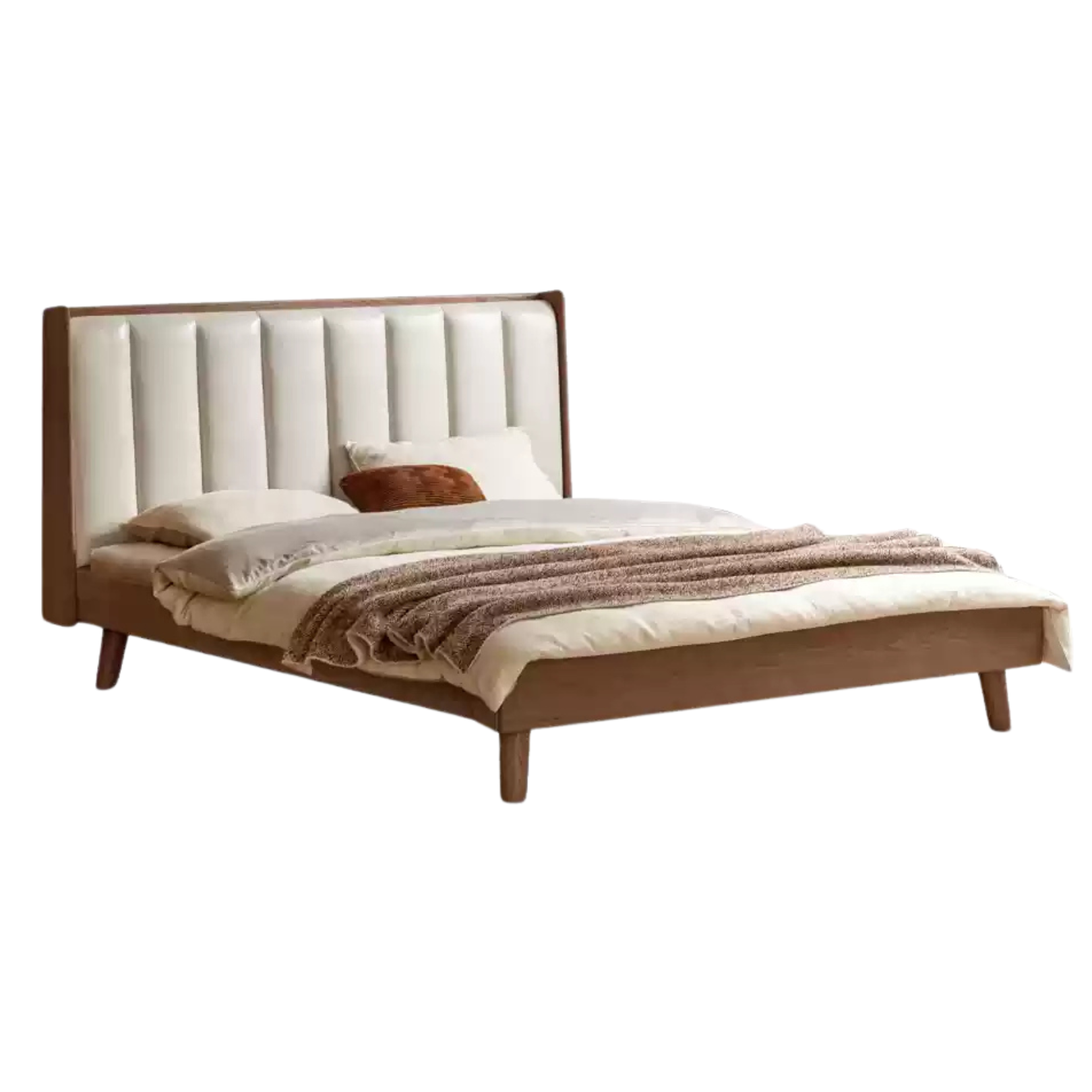 Oak, Ash Solid Wood Technology Cloth Harp Bed