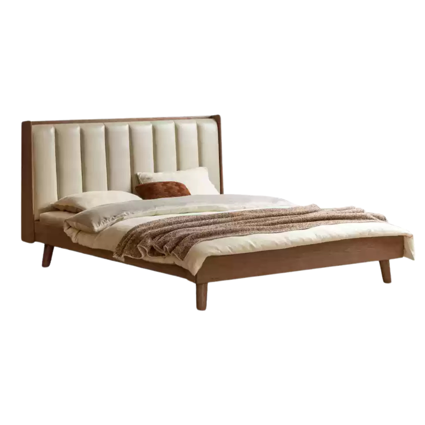 Oak, Ash Solid Wood Technology Cloth Harp Bed