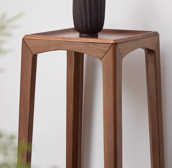 Black Walnut Solid Wood Flower Rack