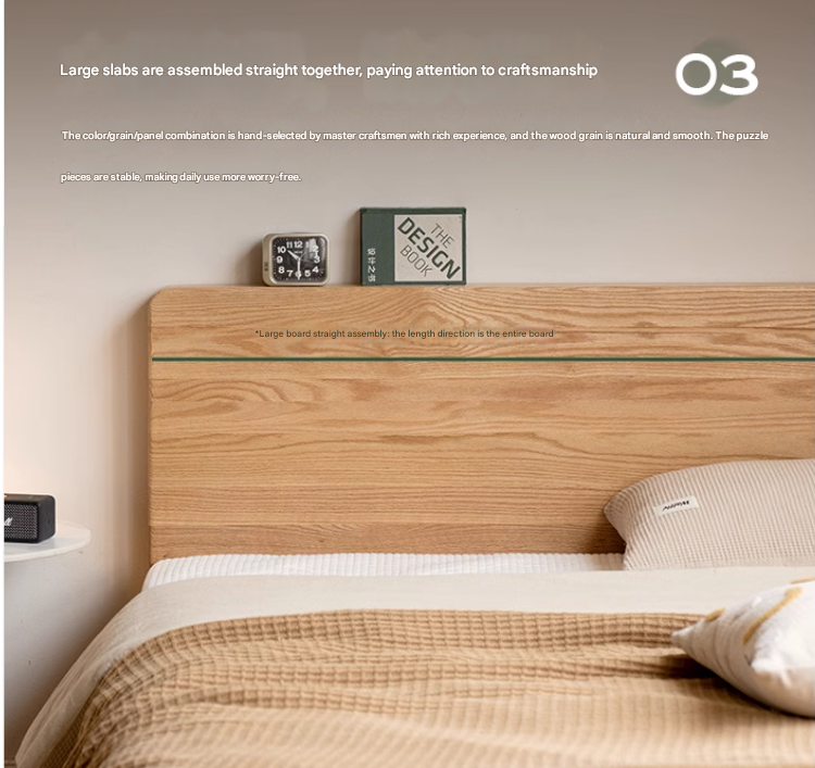 Rubber wood, Oak Solid Wood Suspended Bed