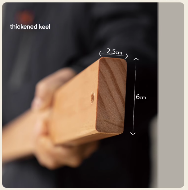 Cherry Solid Wood Bed Technology Сloth Cream Style