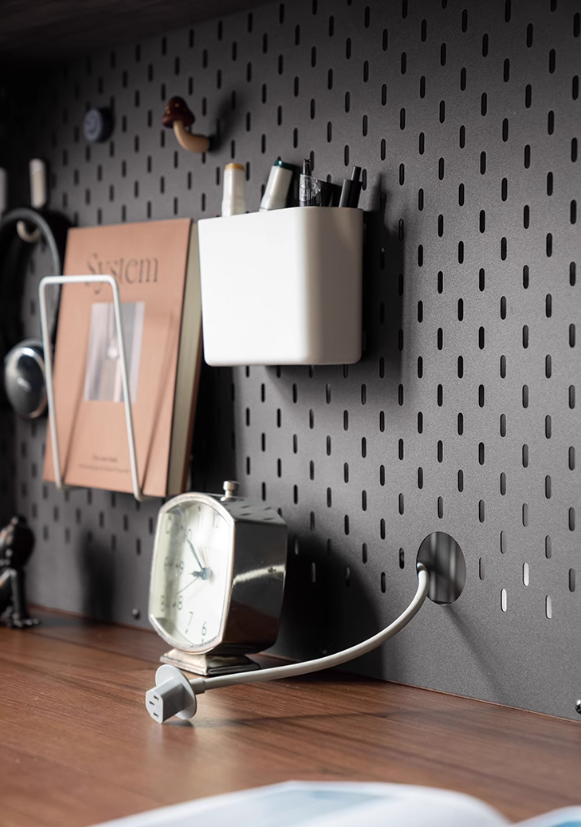 Black Walnut Solid Wood Combination Desk With Shelf