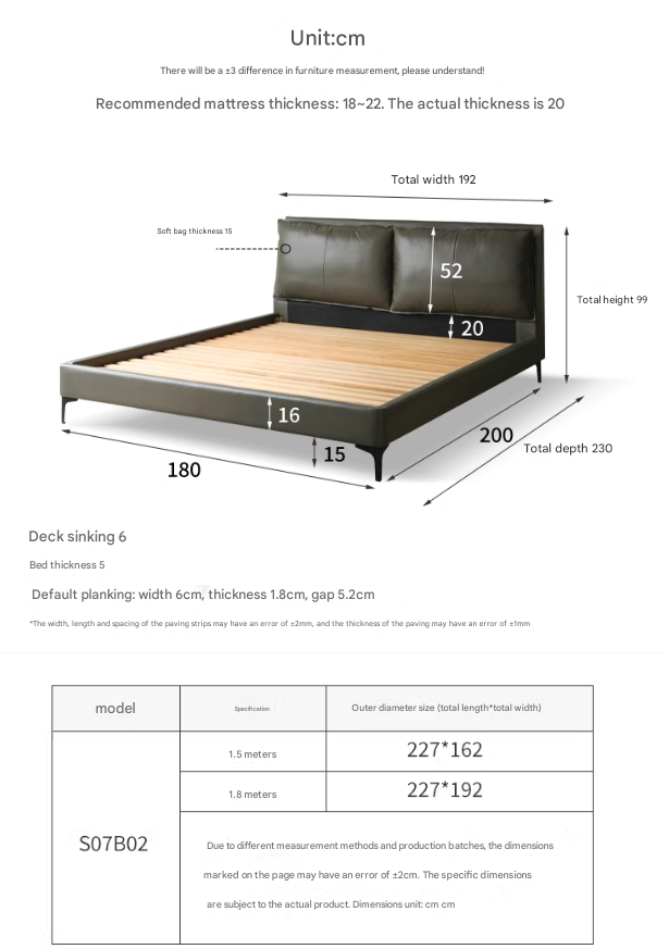 Premium Yellow Cowhide Bed