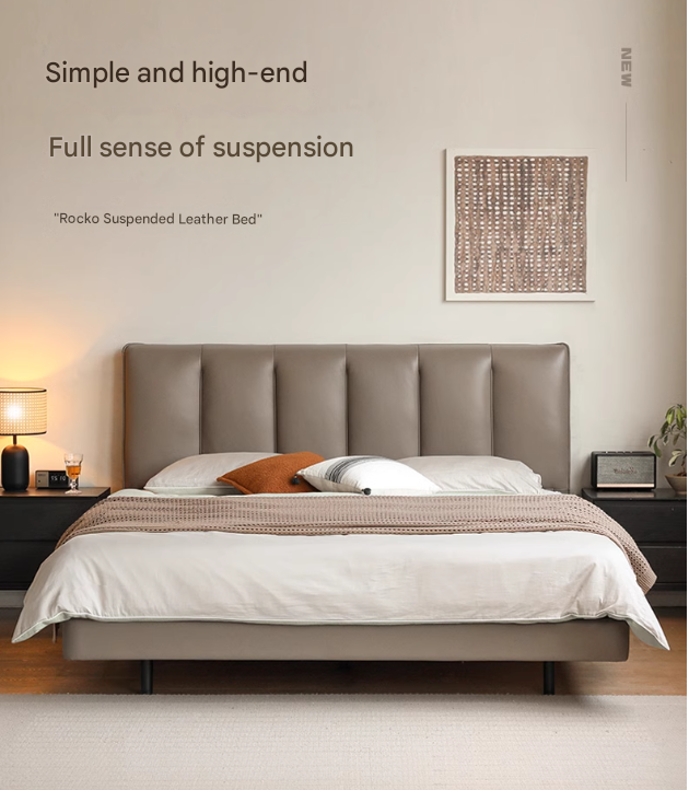 Cowhide Luxury Suspension Light  Bed