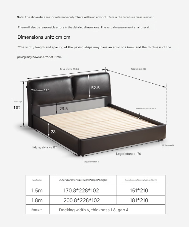 First Layer Of Yellow Cowhide Black Bed