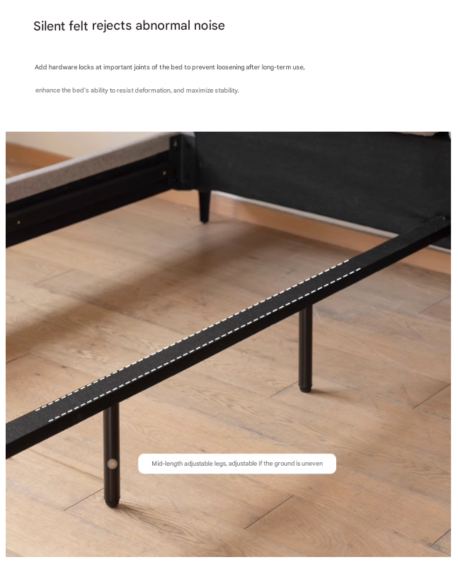 Lightweight Luxury Fabric Bed