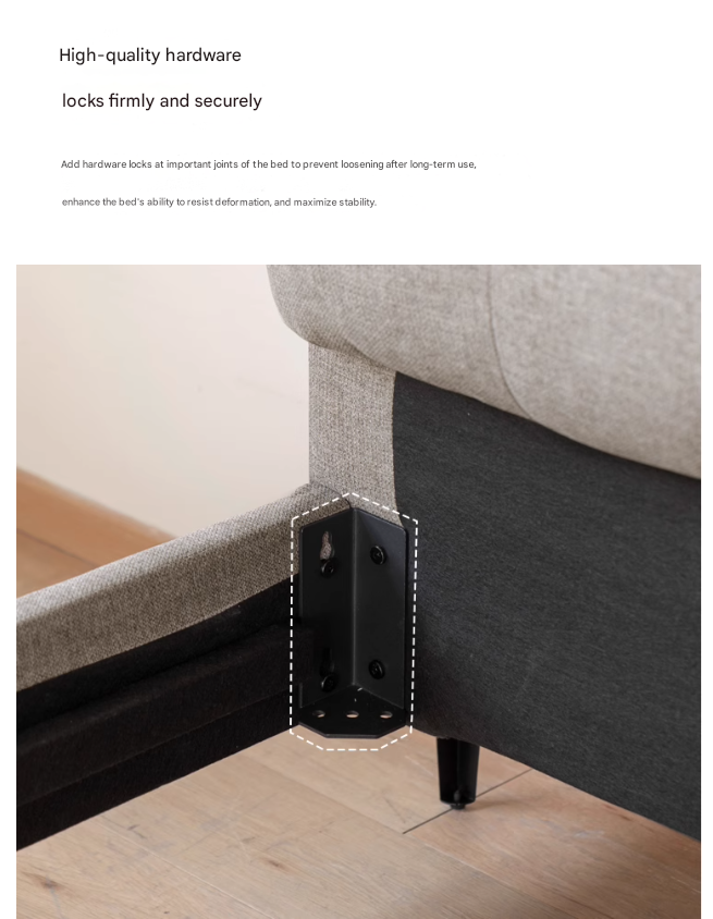 Lightweight Luxury Fabric Bed