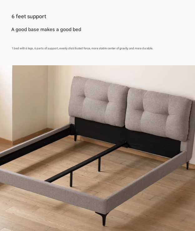 Lightweight Luxury Fabric Bed