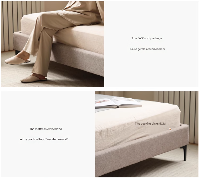 Lightweight Luxury Fabric Bed