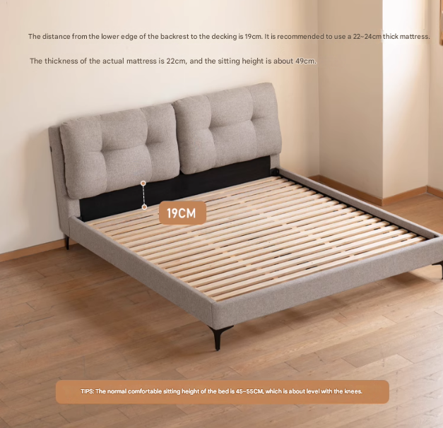 Lightweight Luxury Fabric Bed