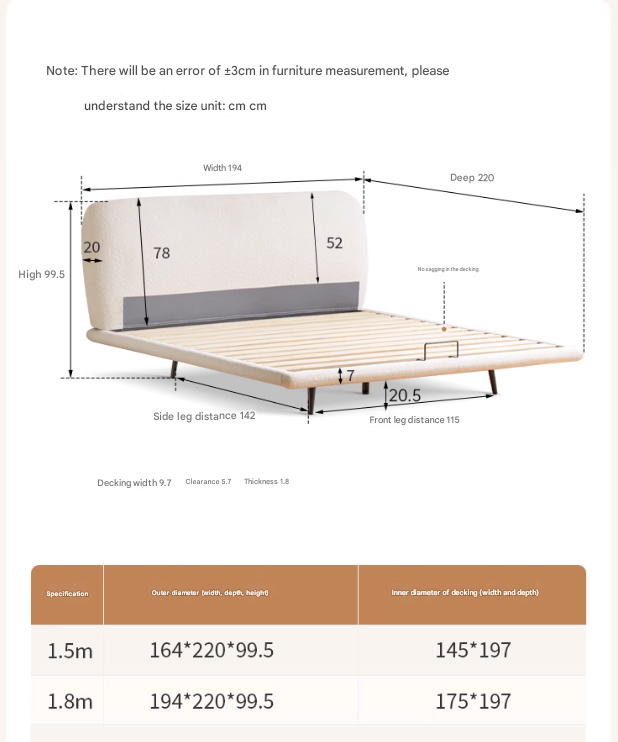 Fabric Soft Luminous White Suspension Imitation Lamb Fleece Bed