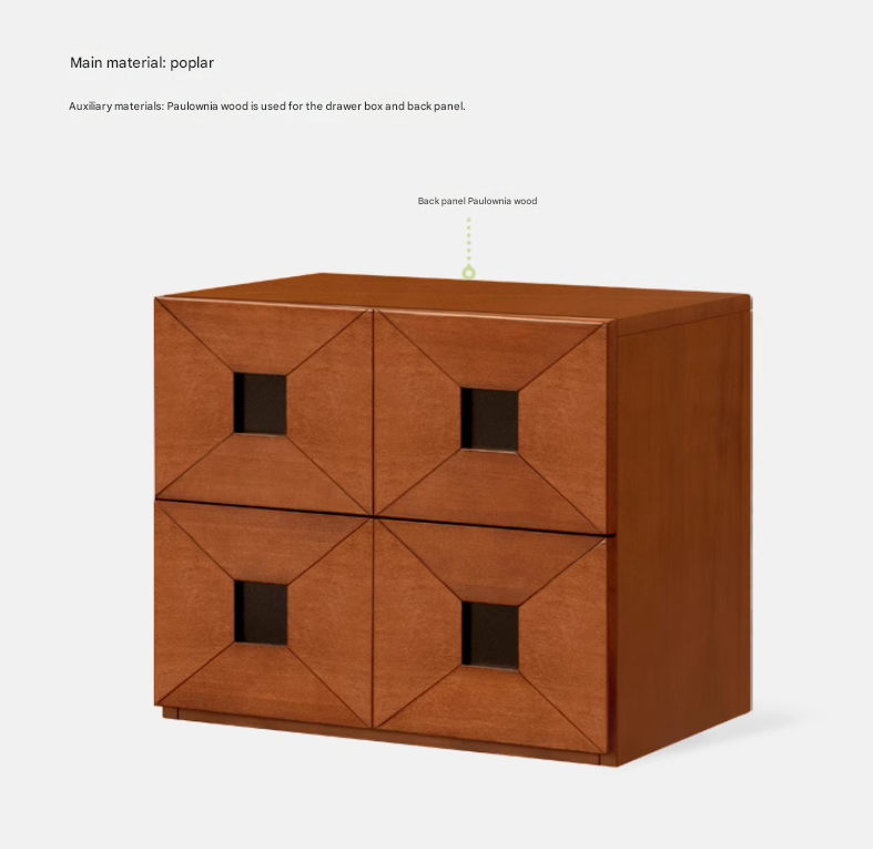 Poplar Solid Wood Ancient Style Module Combination TV Cabinet.