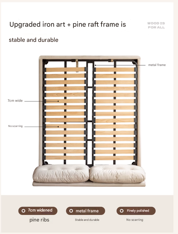 Cloud Upholstered Storage Bed with Tufted Wingback Headboard