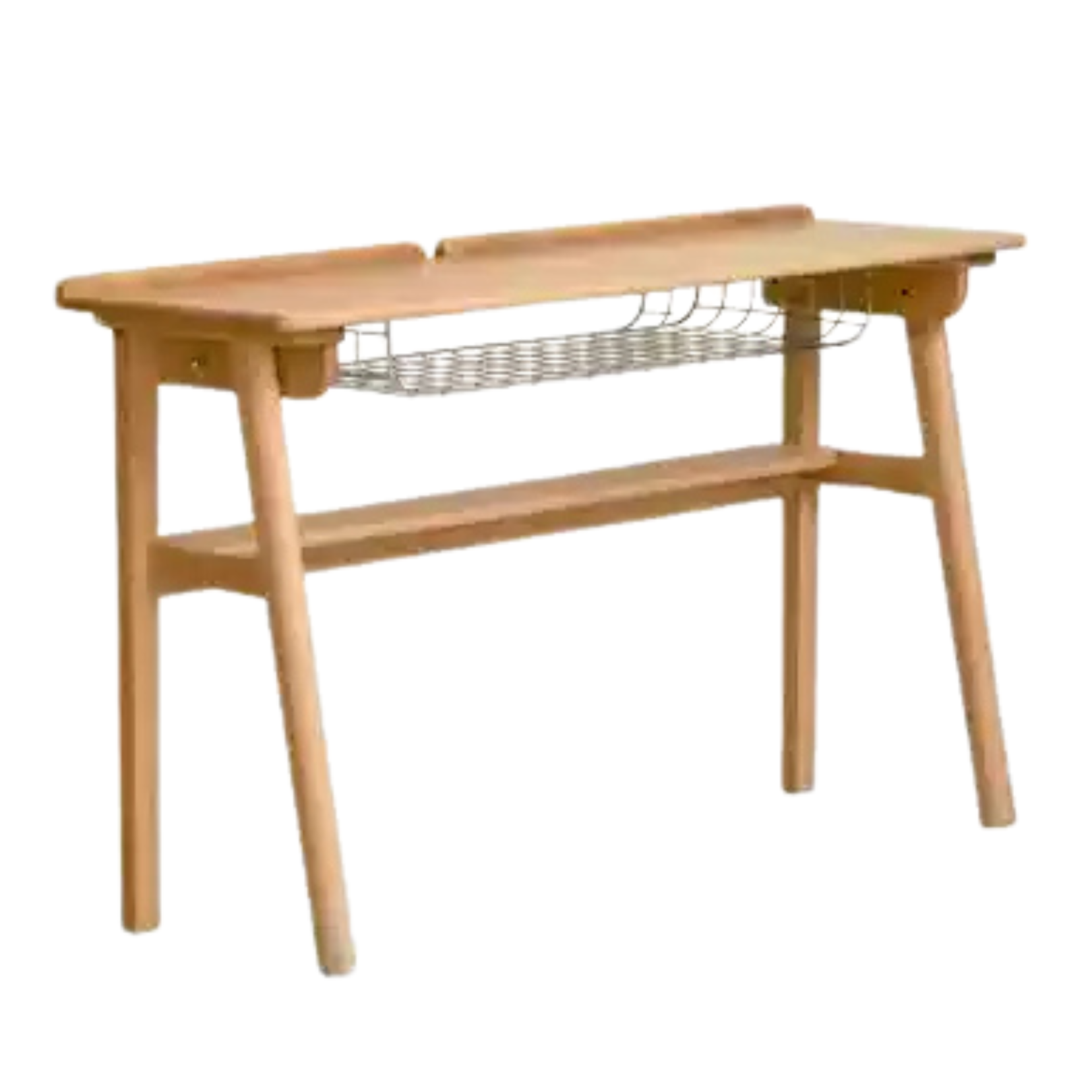 European Beech Solid Wood Ultra Narrow Writing Desk