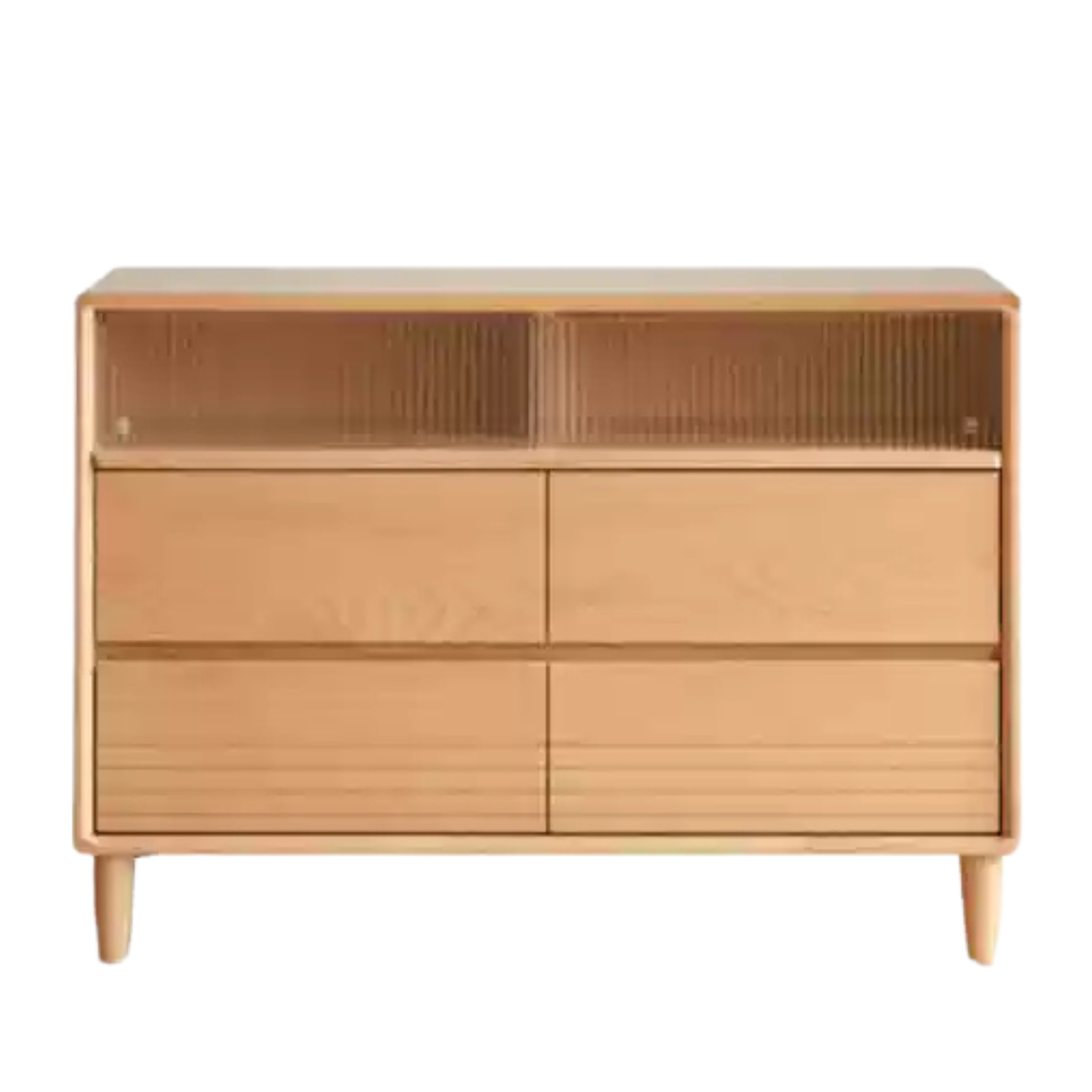 Beech Solid Wood L-Shaped Corner Storage Cabinet, Dressing table.