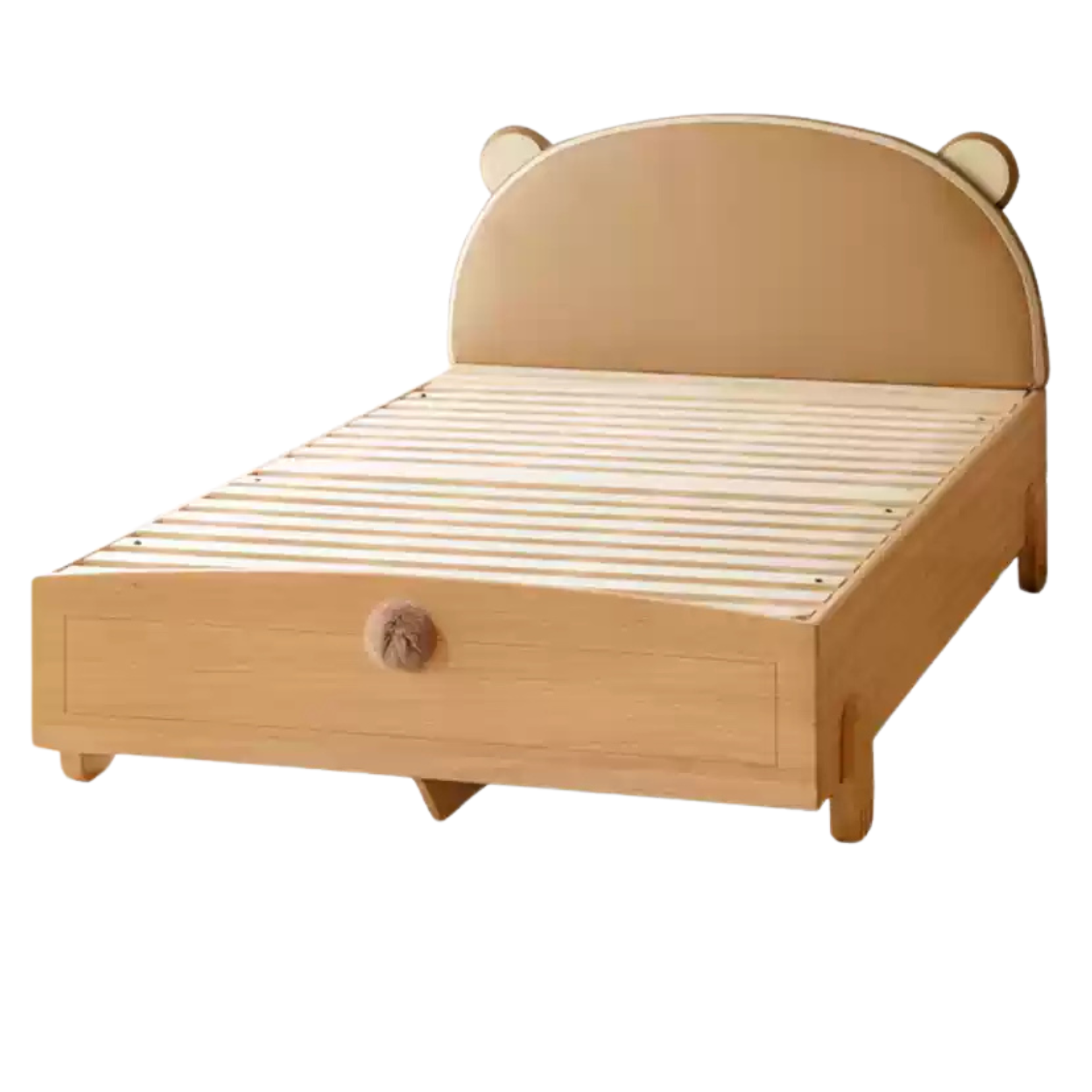 Beech, Oak solid wood Bear Box Bed<