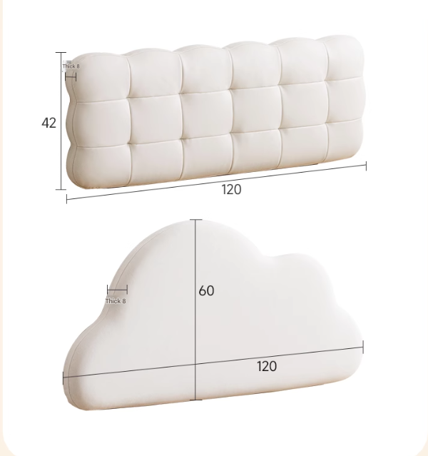 Beech Solid Wood Children's Splicing Platform Bed, Headboard-Free Bed