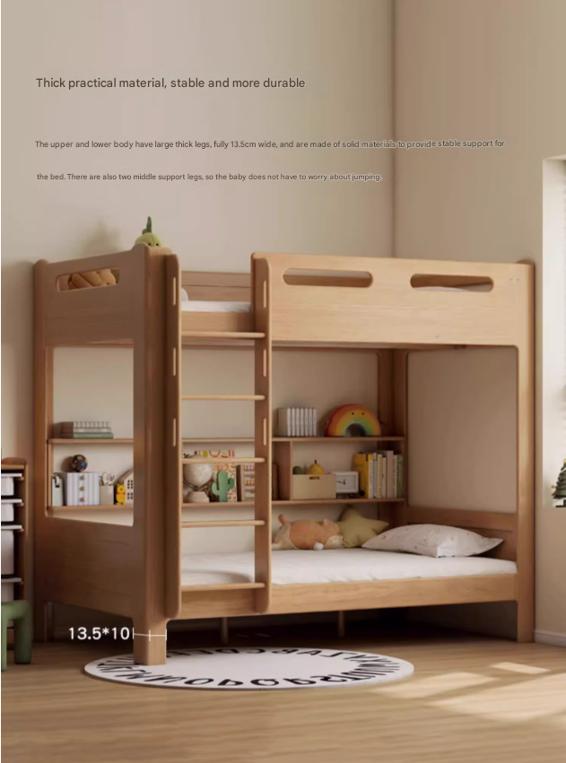 Oak solid wood Bunk Bed.
